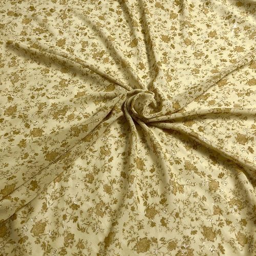 新款珍珠雪纺印花面料p 柔软 春夏连衣裙款半身裙衬衫上衣服装新