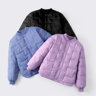 秋冬季儿童羽绒内里男童女童加厚校服外搭衣服韩版保暖洋派潮外套