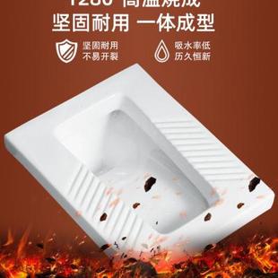新品 卫生间L防臭大便器蹲厕陶 家用蹲便器i蹲坑式 便池冲水箱整套装