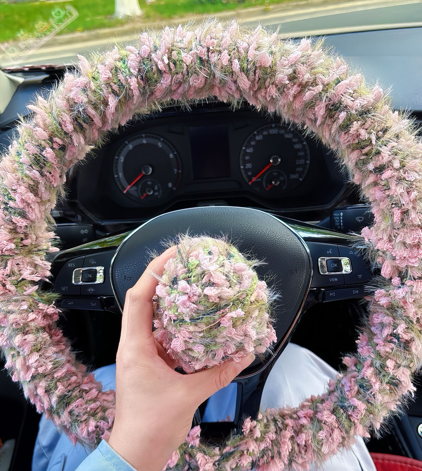 毛茸茸毛线绿野仙踪diy手工编织手混毛线团围巾饰品点缀保暖