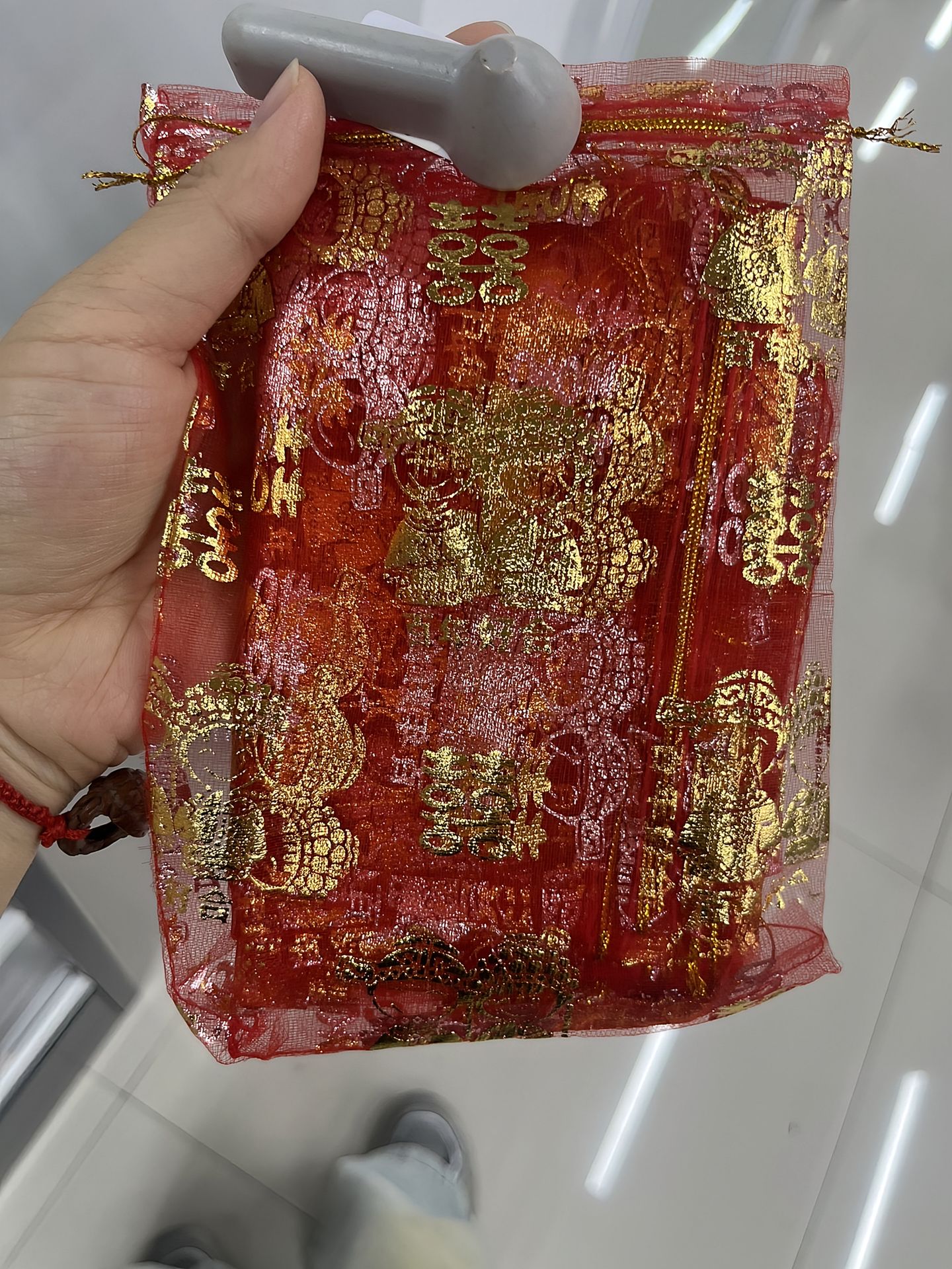 结婚庆礼袋沙袋喜糖袋纱网袋子网兜花生红色婚用糖袋礼品糖果网袋