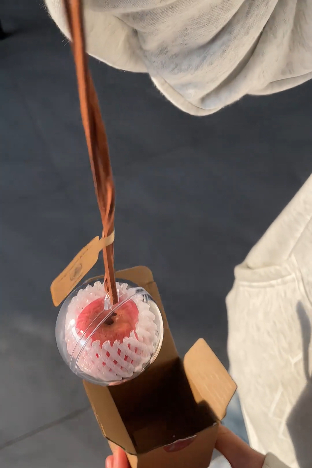 新款平安果圣诞礼物小苹果包包车载创意一颗苹果挂件平安夜送闺蜜