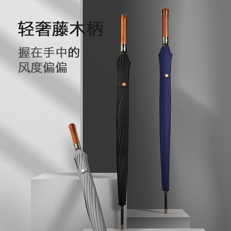 左都雨伞大号女自动伞男晴雨两用长柄折叠超大双人学生抗风直柄伞