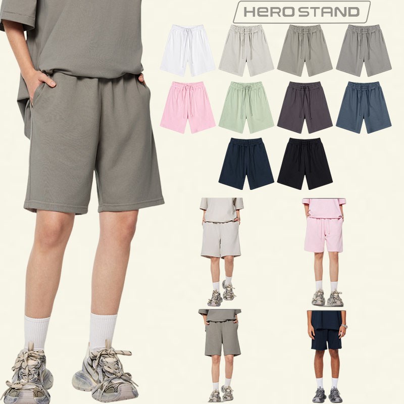 2024高品质280G速干面料基础款短裤宽松潮牌高品质五分裤男女情侣
