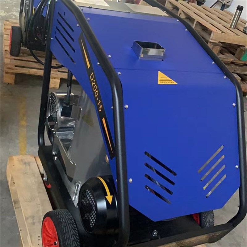 冷热水高压清洗机饭店养殖场高温高压消毒杀菌除污垢蒸汽清洁机