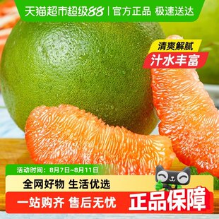 正宗泰国翡翠金柚红心柚进口大果青皮脆甜新鲜水果青柚