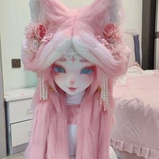 兽装kig兽头成品可爱猫成人儿童定制头套假面具cos服动漫漫展