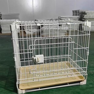 佳迪笼具加粗猫狗笼子宠物跑床纳米笼折叠中小型犬泰迪比熊雪纳瑞