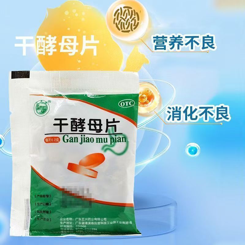 用于食欲不振消化不良 营养不良补充B族 天桥牌干酵母片80片