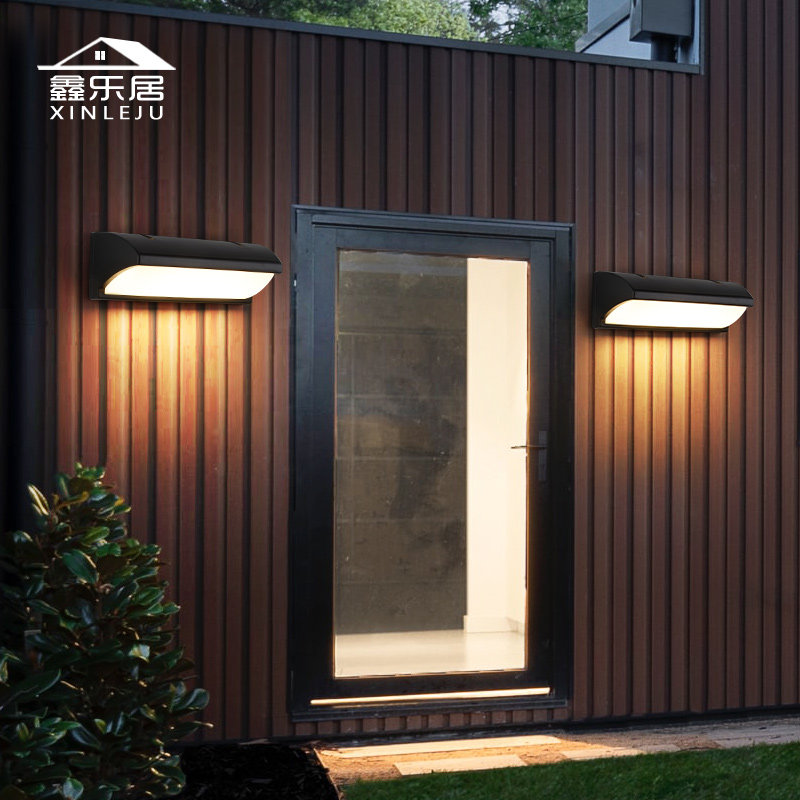 外墙灯户外防水庭院别墅大门口阳台走廊现代简约室外露台超亮壁灯,家装灯饰光源,户外壁灯,淘宝优惠券,粉丝福利购,淘宝优惠卷