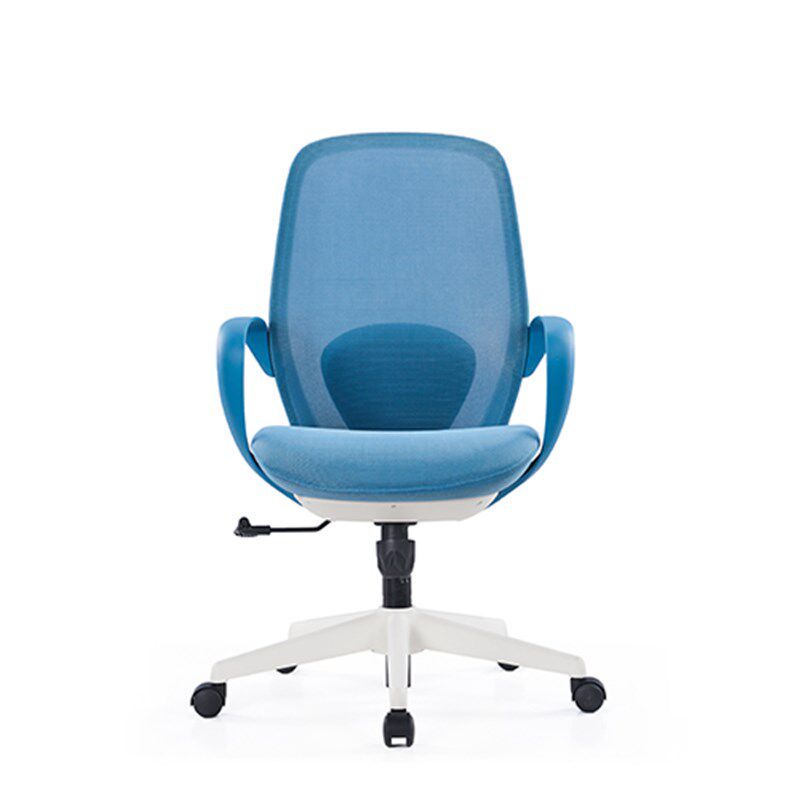 人体工学办公椅电脑椅职员椅白色时尚学生写字椅洽谈升降转椅
