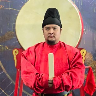 良造坊 开元官样 弹性软料幞头 唐圆领汉服配饰 唐V人头饰复原巾