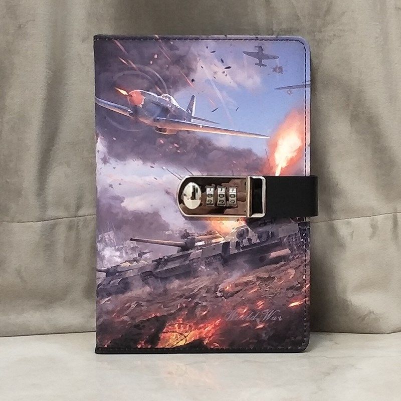 欧式复古密码本带锁日记本中小学生笔记本子文艺精致记事本小清新