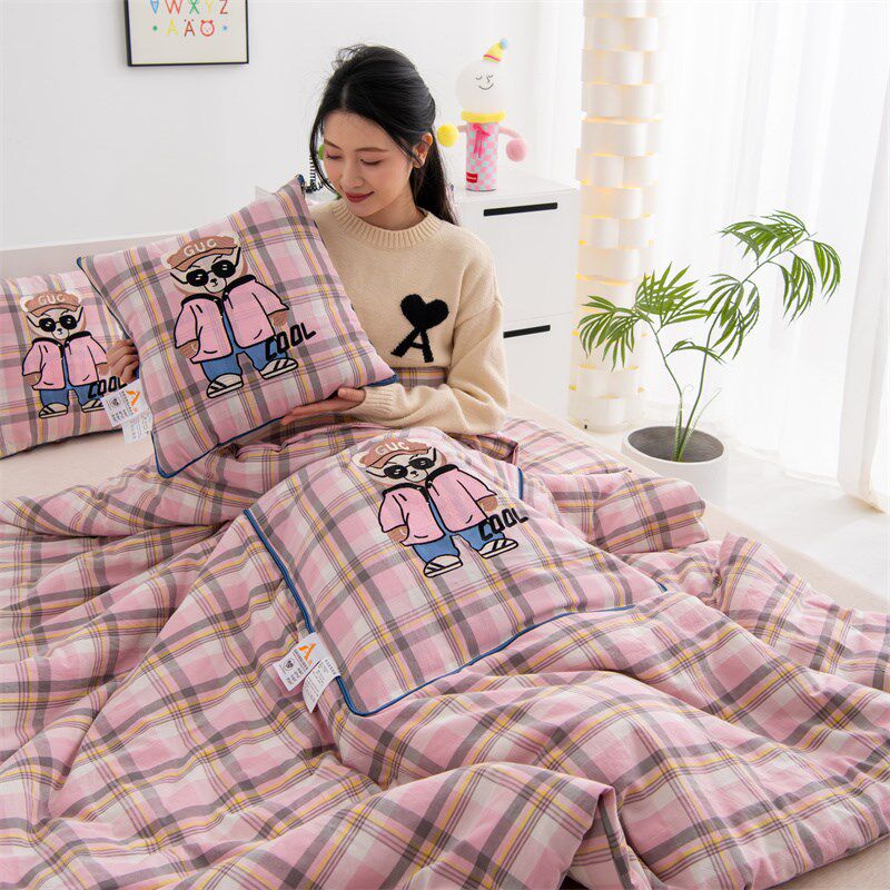 纯棉两用抱枕被靠垫枕头被午w休空调被汽车办公室全棉卡通A类沙发,居家布艺,抱枕被,淘宝优惠券,粉丝福利购,淘宝优惠卷