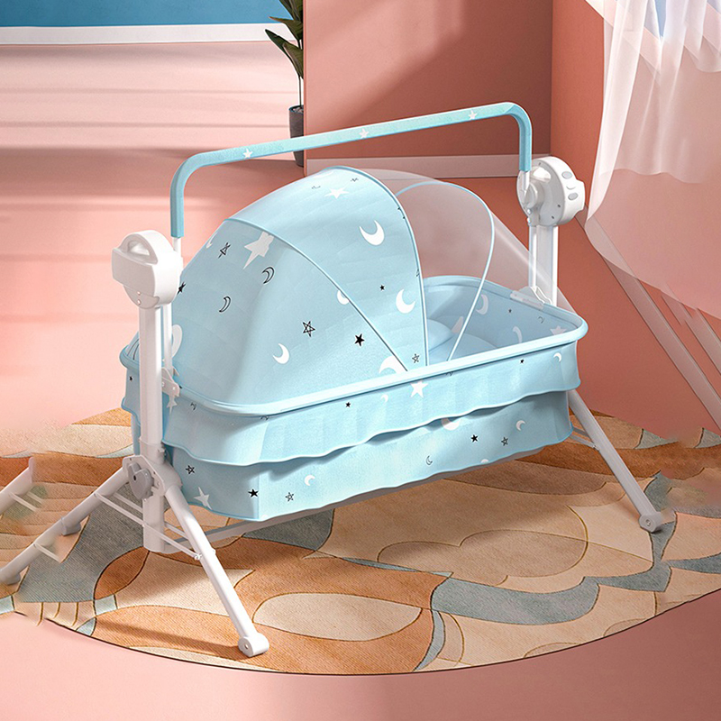 婴儿摇篮床睡篮电动摇p椅哄睡哄娃神器多功能摇摇床吊床摇床婴儿