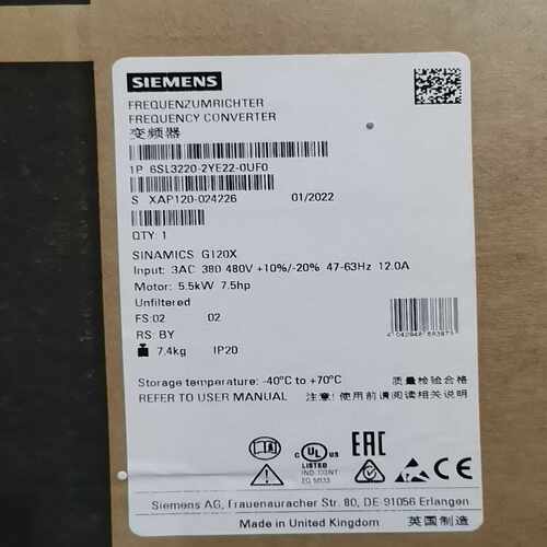 6SL3220-2YE22-0UF0/未使用~询价