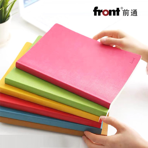 front前通DV69T网格本开学季软皮加大加厚空白本方格本线条本