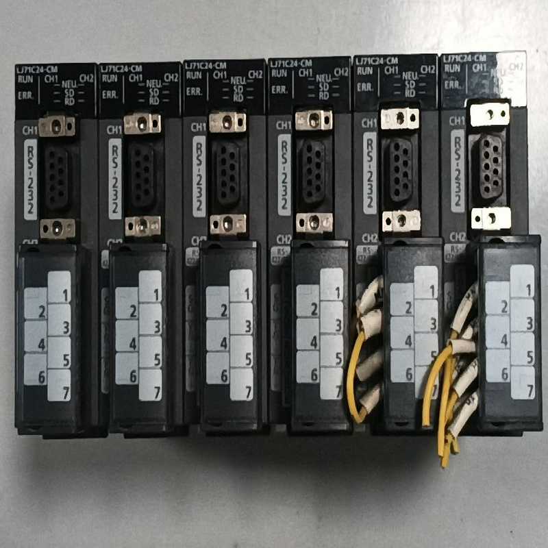 议价三菱PLC模块LJ71C24-CM，拆机同款6个，功能好