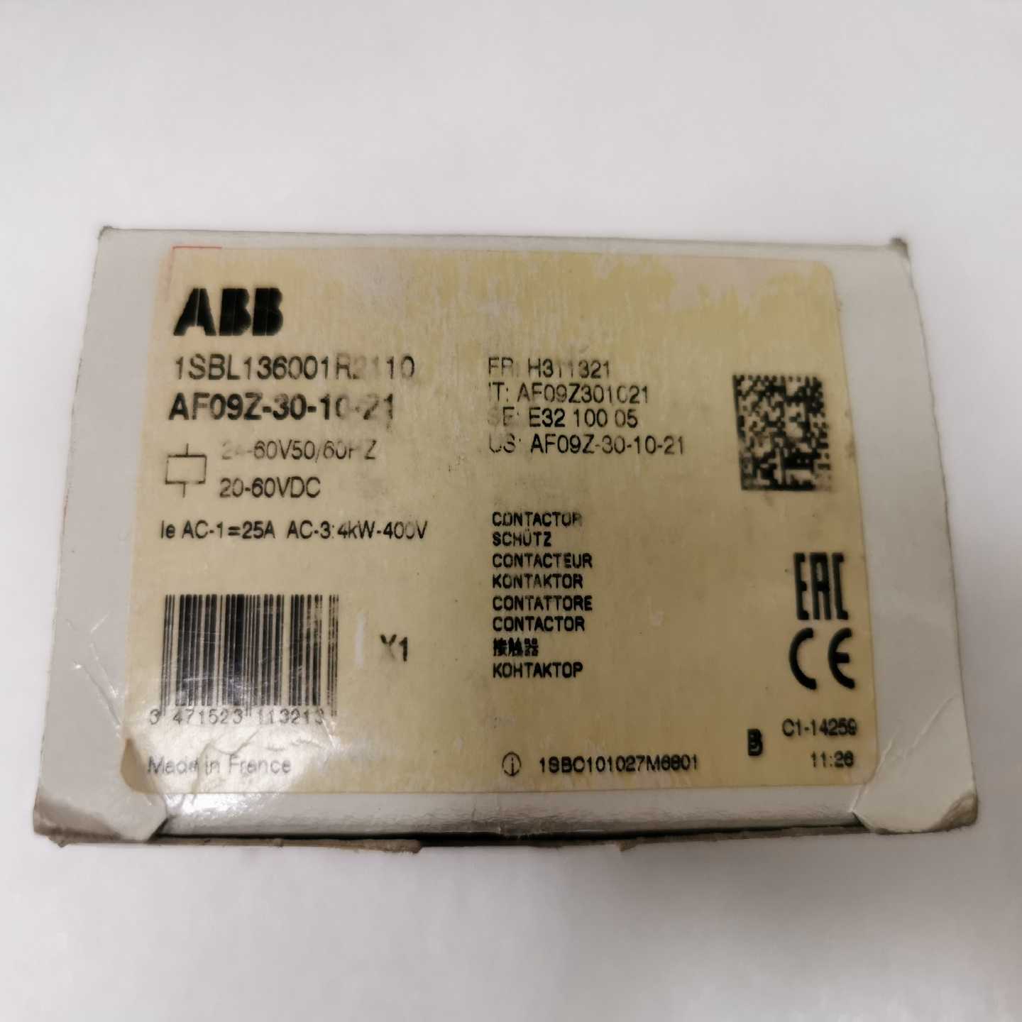 接触器 AF09Z-30-10*24-60V/AC/20-6【卡奥电子】