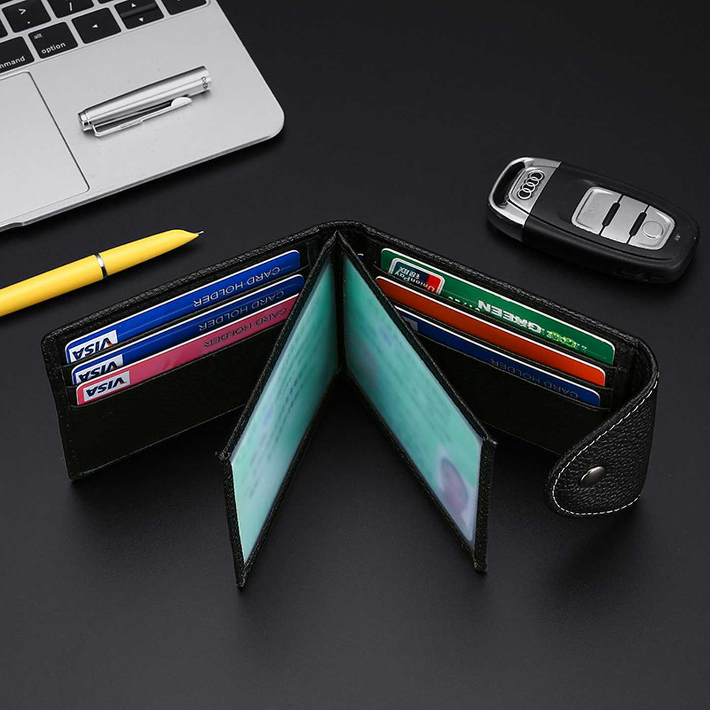 真皮钱包驾驶证皮套男大容量卡包驾照行驶证二合一多卡位保护套