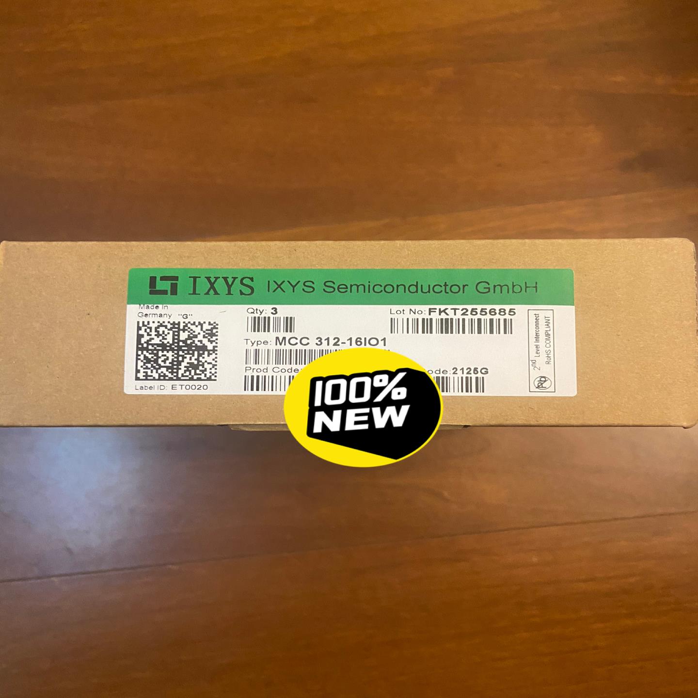 MCC312-16IO1 3只一盒议价