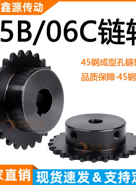 SP35B/06CVLD02-35B链轮9 11 2 3 4 5 6 7 8 9-20-40齿成孔45钢