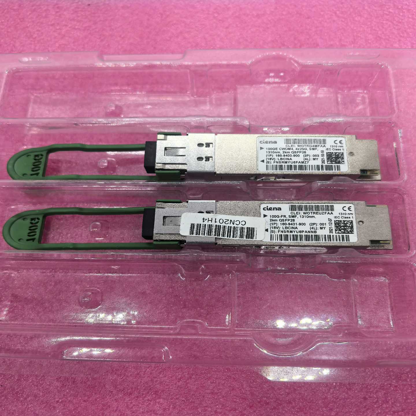 询价~ciena 100G 4x25G CWDM4 4×25G S