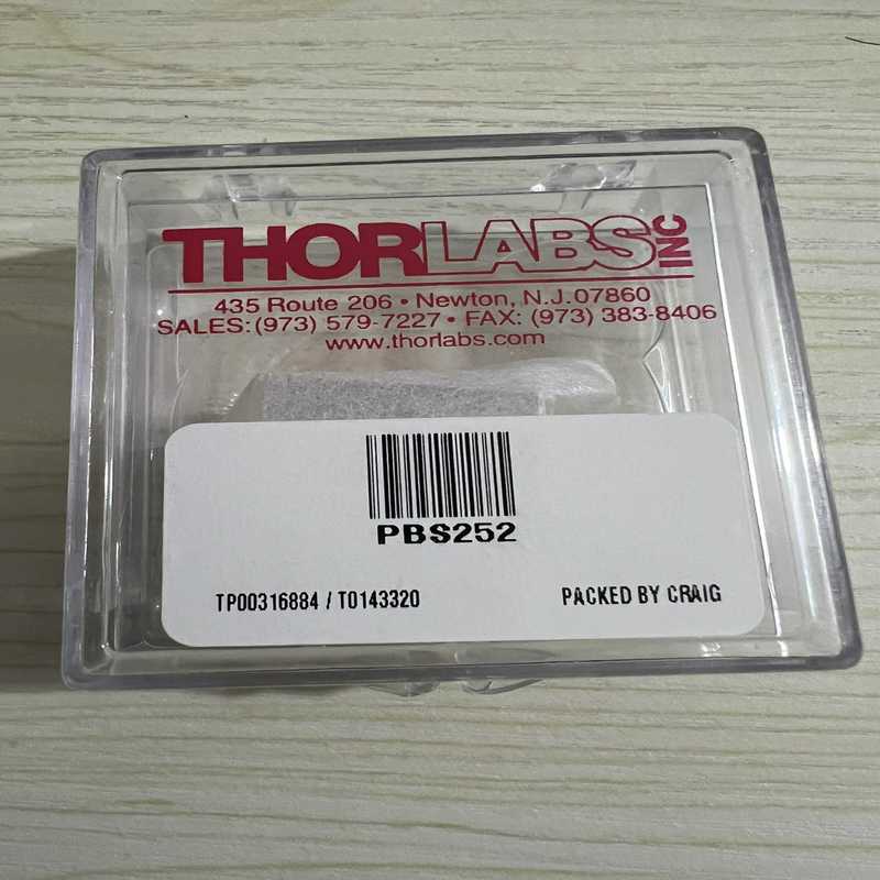 议~THORLABS PBS252偏振分束立方体620-1000