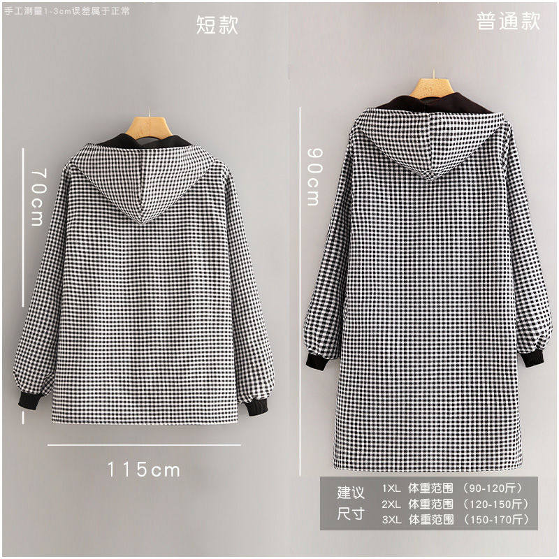 时尚短款加绒外套罩衣女外穿防污保暖加厚长袖围裙上班工作服大褂