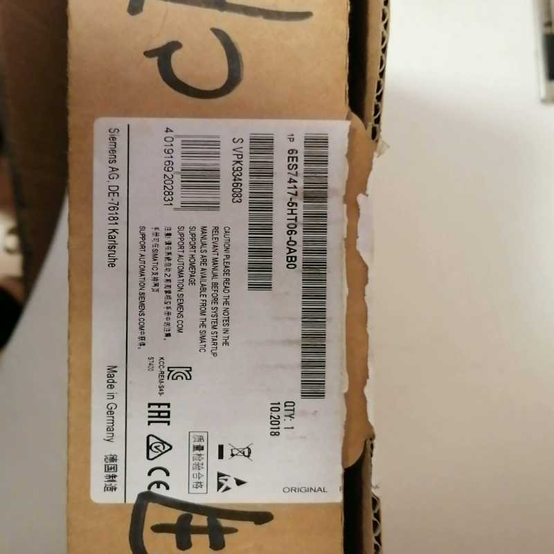 询价~6ES7417-5HT06-0AB0仅开封！的联