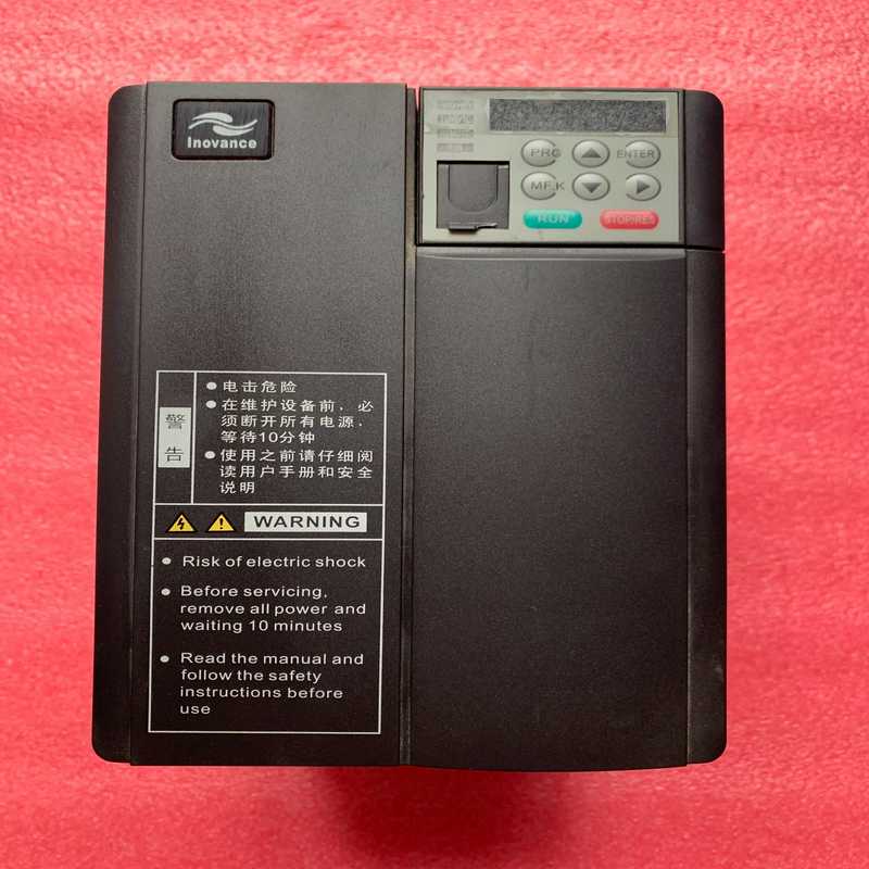 汇川变频器MD310T5.5B-N功能有一处破损[浩蓉商户]