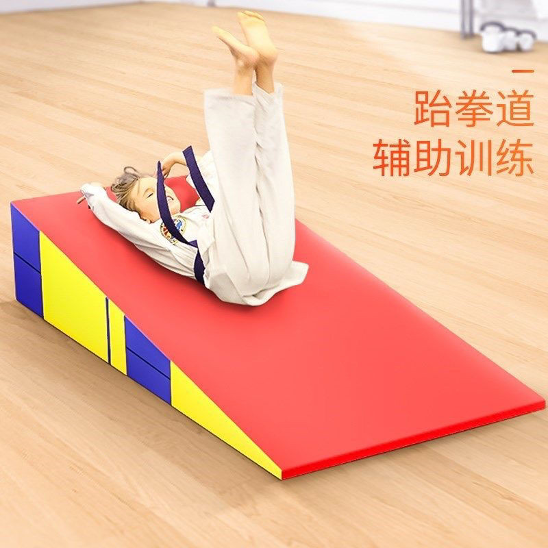 体适能训练感统器材儿童幼儿园亲子玩具体操软体三角斜坡垫前空翻