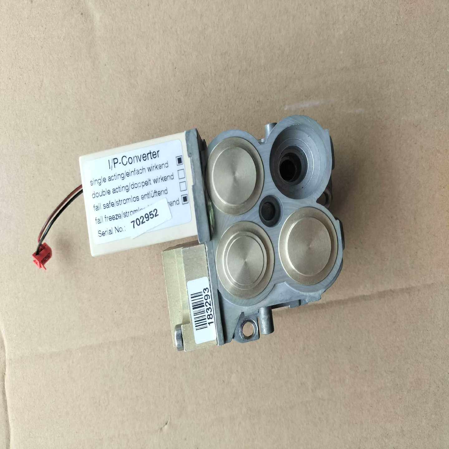 ABB阀门定位器单作用IP模块 18345-10101210（gg设备）