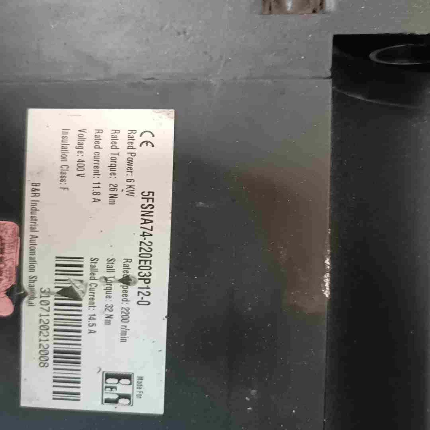 贝加莱电机5FSNA74-220E03P12-0【侨报商行】