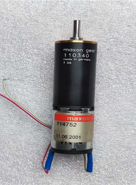 maxon减速电机114752 11.06.2001 1拍前询价