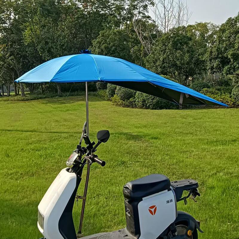 电动车电瓶车雨伞遮阳伞防晒雨棚雨伞支架外卖车雨伞踏板车太