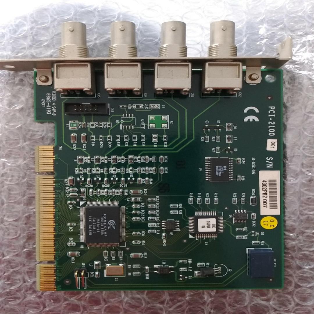 凌华图像采集卡 PCI-2100 成色如图多片~询价
