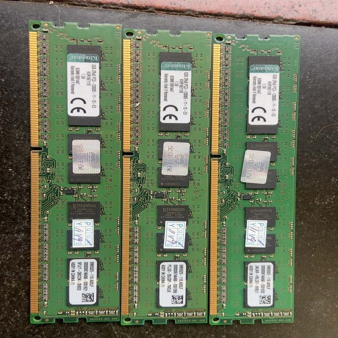 台式机三代金士顿8G内存条DDR31600频率【议价】