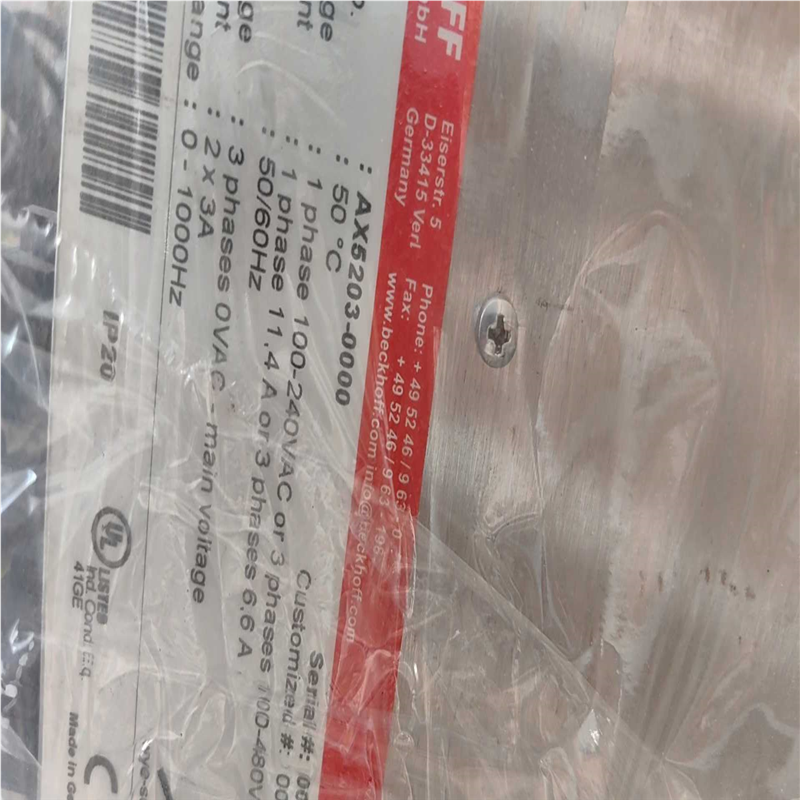 (背呗机械)BECKHOFF  AX5203-0000  实物  议价