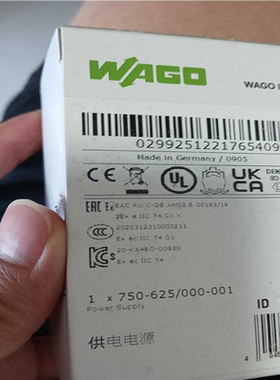议~万可模块Wago750-625/000-001