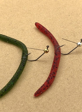 inch wacyk钨钢头挡草zappu平替款面条虫钩路亚垂钓wakey鲈鱼钩