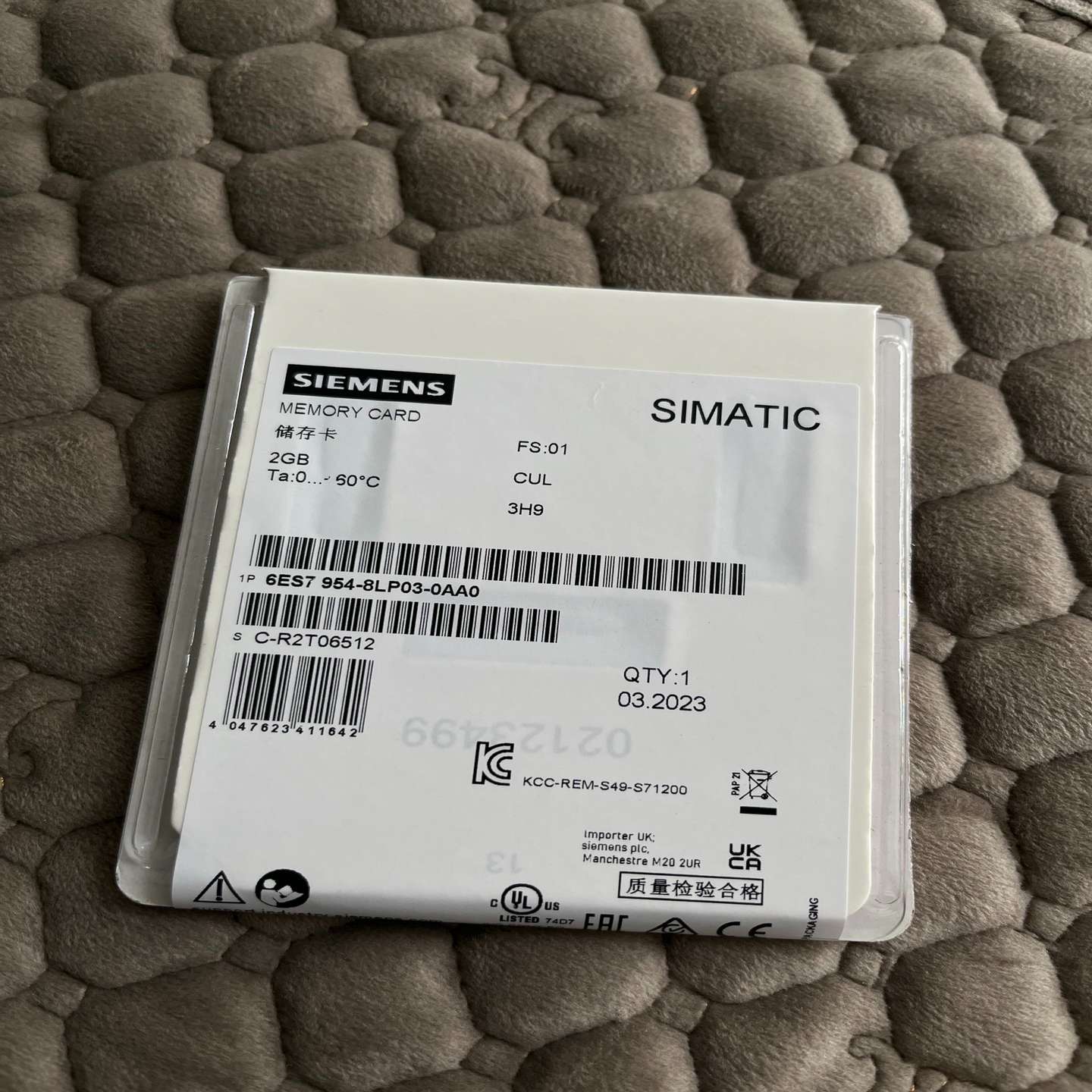 询价6ES7954-8LP03-0AA0储存卡，一张，