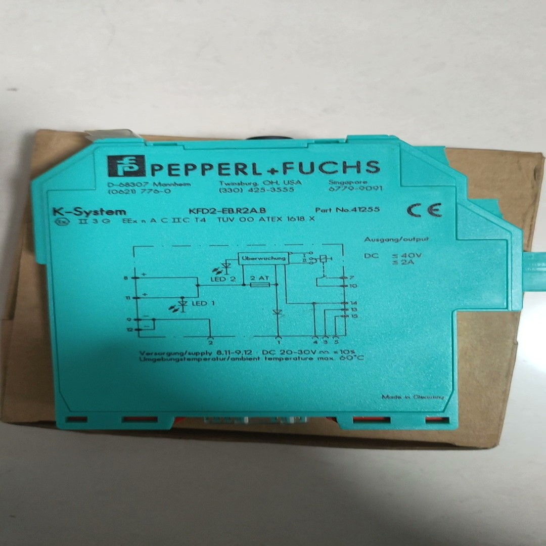 议~德国倍加福P+F隔离式安全栅KFD2-EB.R2AB