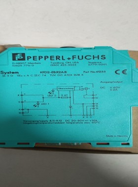 议~德国倍加福P+F隔离式安全栅KFD2-EB.R2AB