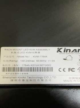 kinna秦安机架式kvm切换器 kvm-1764a~询价