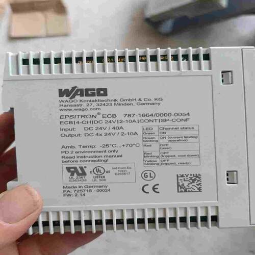 (询价)德国WAGO万可787-1664/0000-0054电子断路
