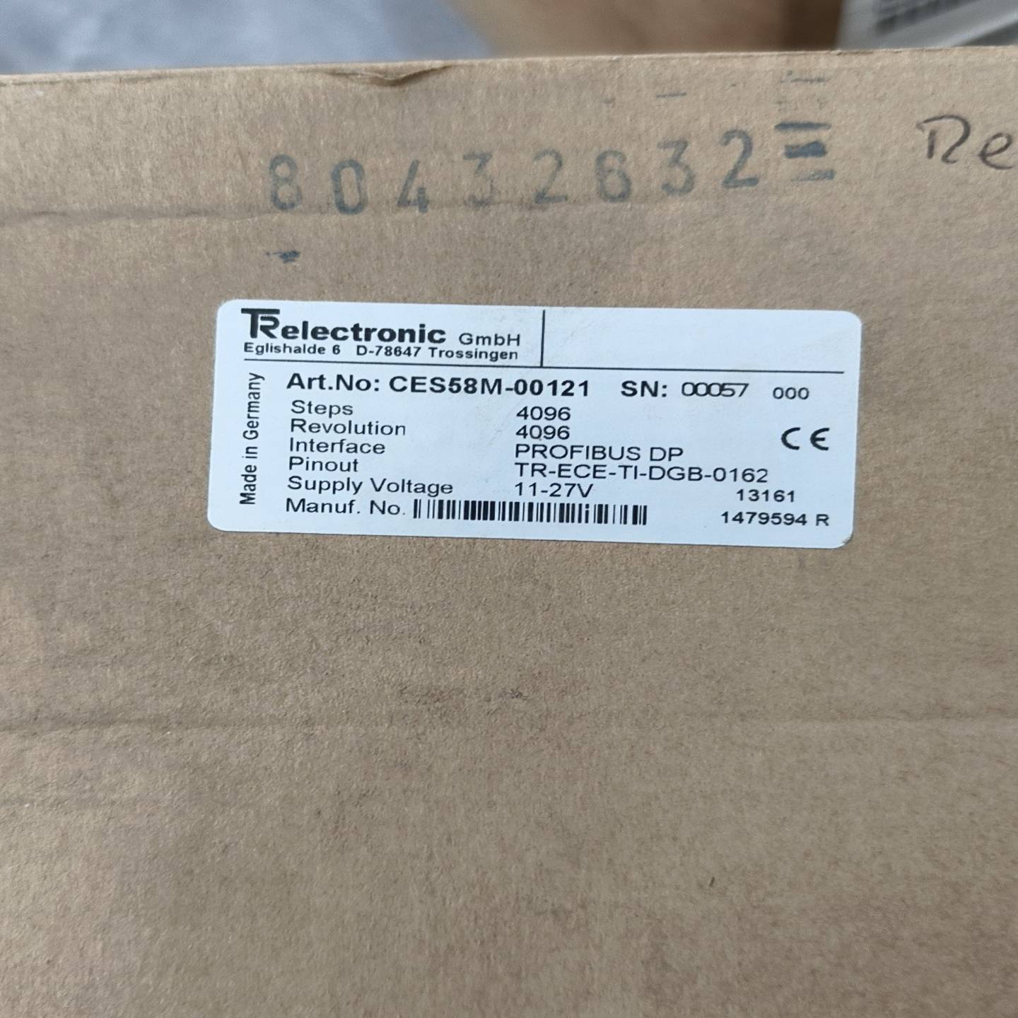 德国TR帝尔编码器CES58M-00121，全新原装，40议价