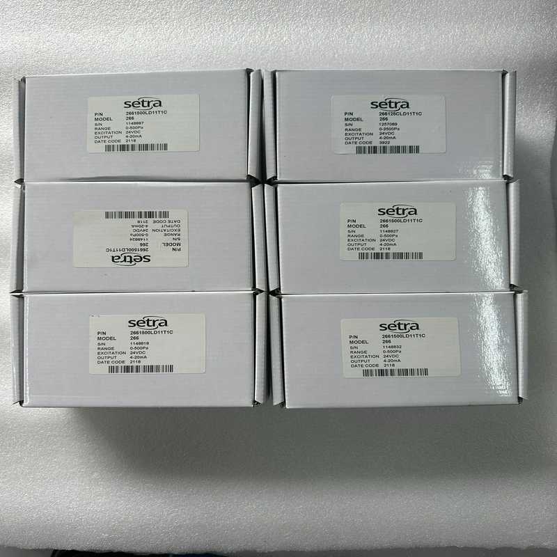 西特Setra266压差传感器询价