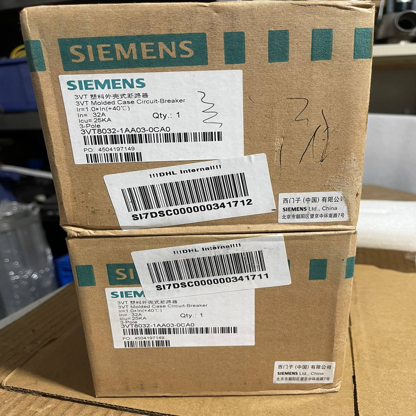 原装正品塑壳断路器3VT8032-1AA03-0CA02需询价