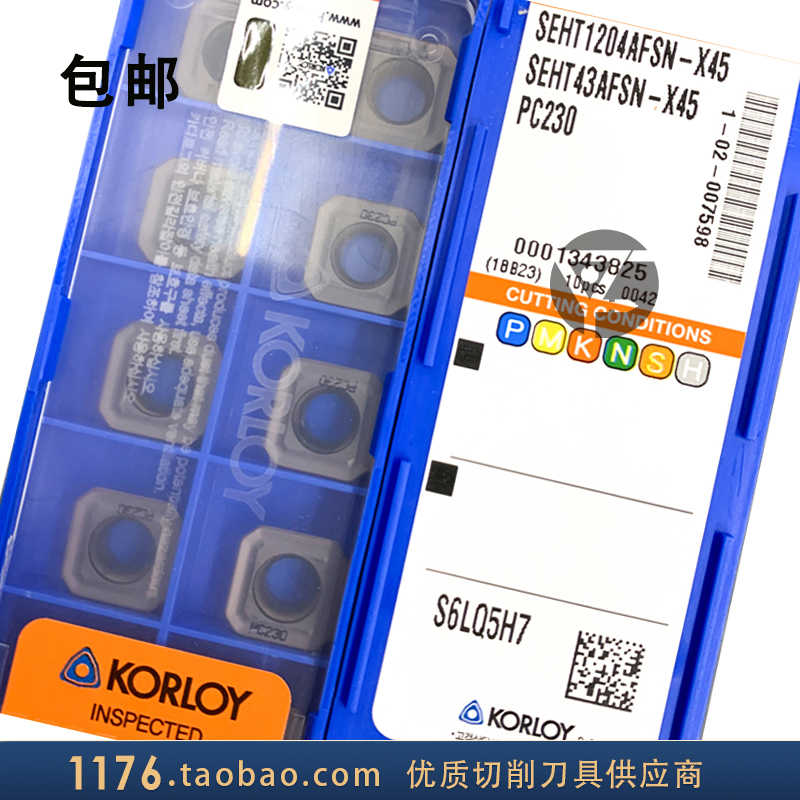 韩国克洛伊 数控刀片 SEHT1204AFSN-X45 PC230不锈钢现货